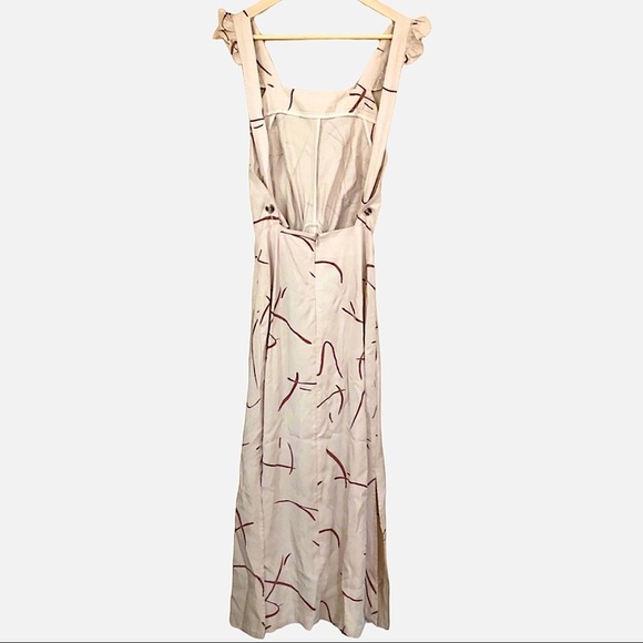 Anthropologie Sancia Ines Ruffle Dress in Nude. Size XS. NWOT - Picture 9 of 13